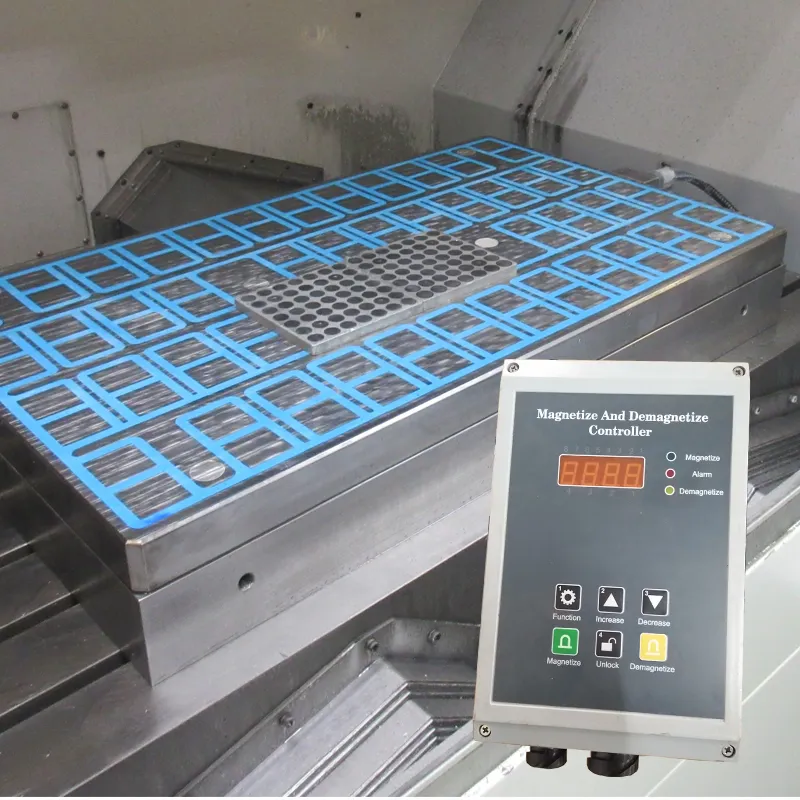 Electro Permanent Magnet Chuck Cnc Milling Machine Magnetic Table