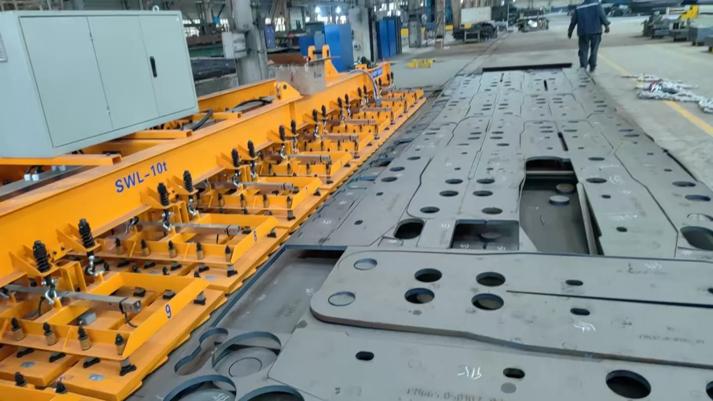 Full Covered Electro Permanent Magnetic Lifter for Laser Cutting